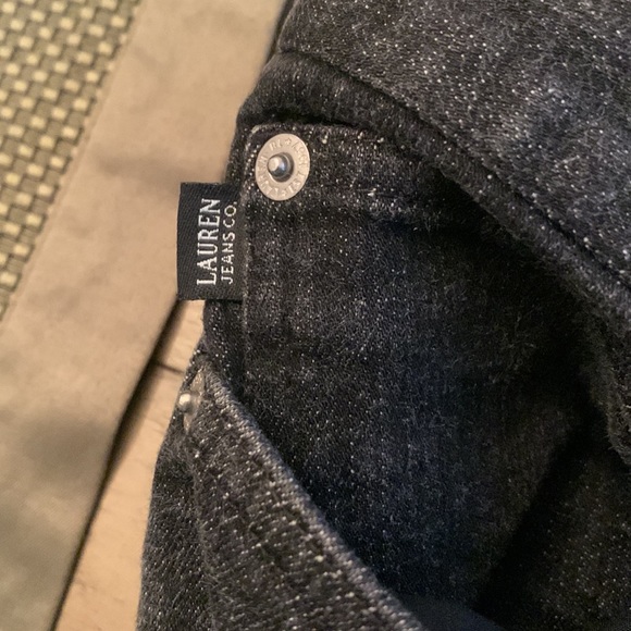 Ralph Lauren Lauren Jeans Co. black stretch jeans bootcut size 14 - Picture 4 of 9